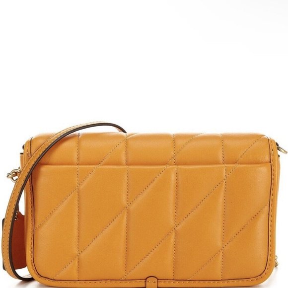 Coach C8571 $295 Hayden Quilted Pillow Leather Papaya Crossbody NWT! - Picture 3 of 9